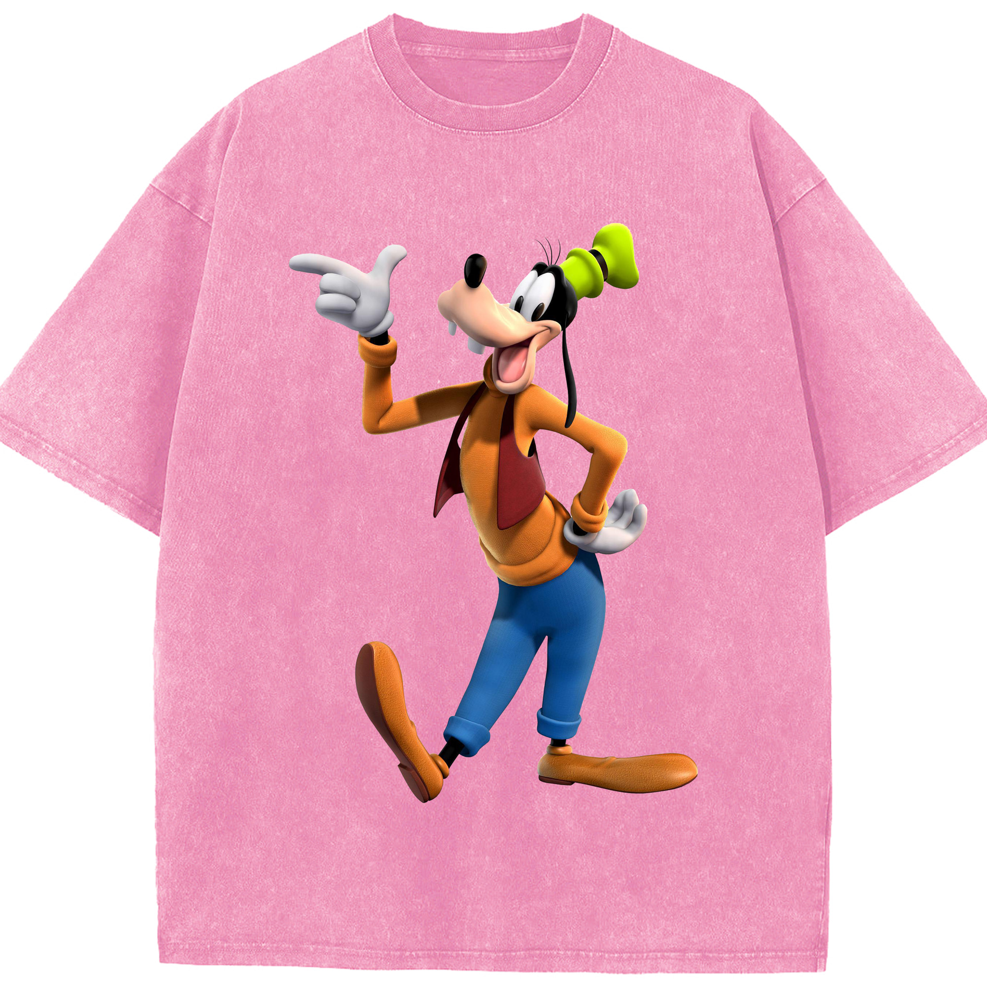 （画像用） ミッキーマウス Mickey Mouse 綿100% ヴィンテージ風 半袖Tシャツ（フロントプリント）